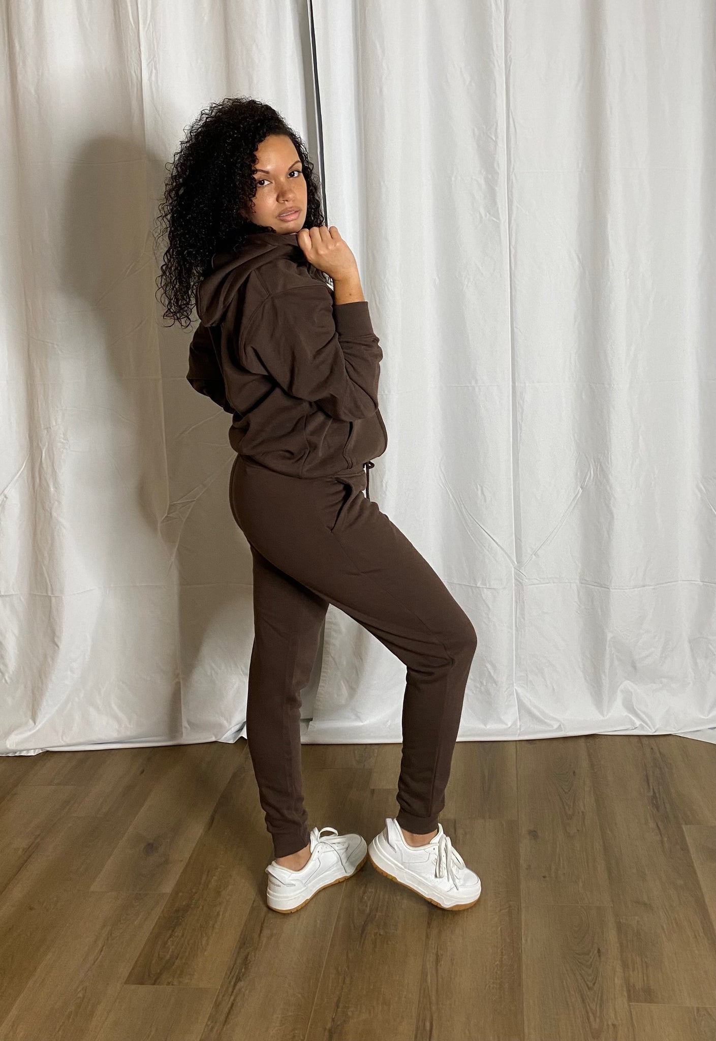 Loungewear Hoodie Set (Chocolate)