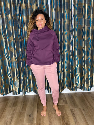 BASIC JOGGER PANTS (Mauve)