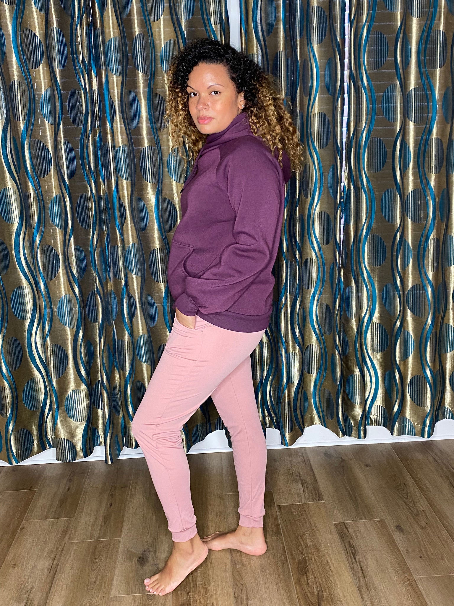 BASIC JOGGER PANTS (Mauve)