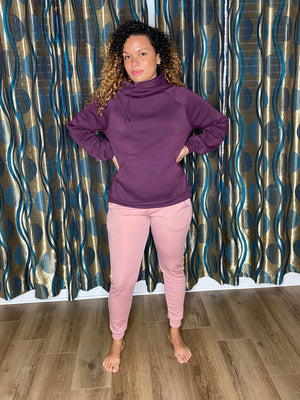 BASIC JOGGER PANTS (Mauve)